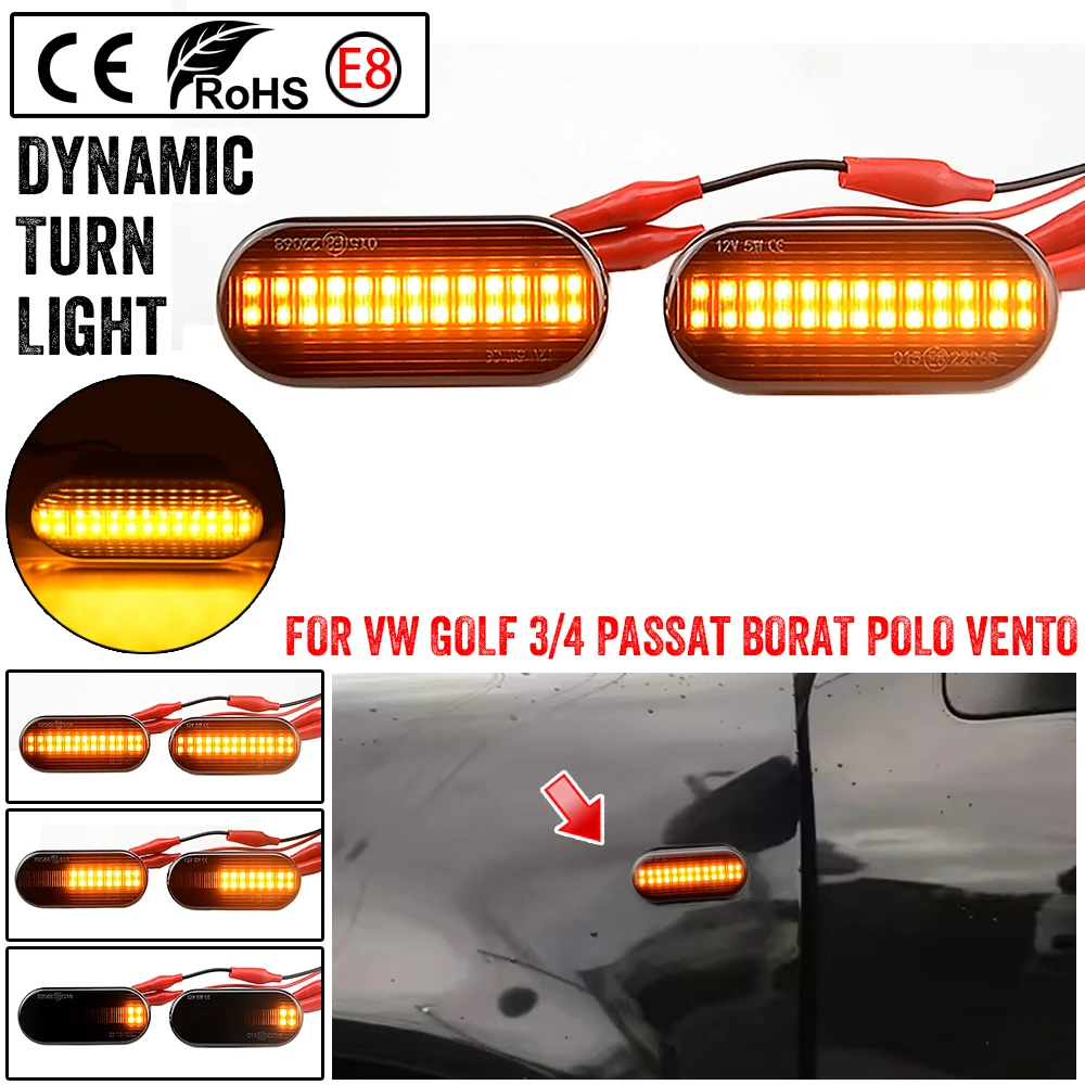 Luz LED lateral dinámica para Seat Leon 1P Ibiza Toledo Exeo - imagen 2