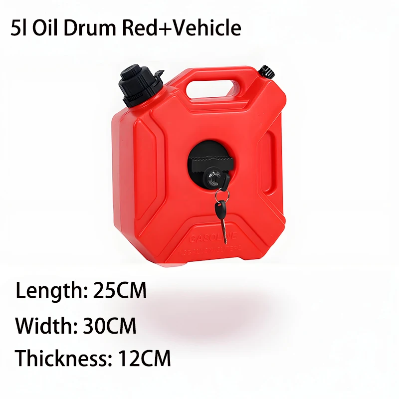 Depósito portátil de gasolina antiestático para coche y moto - imagen 5