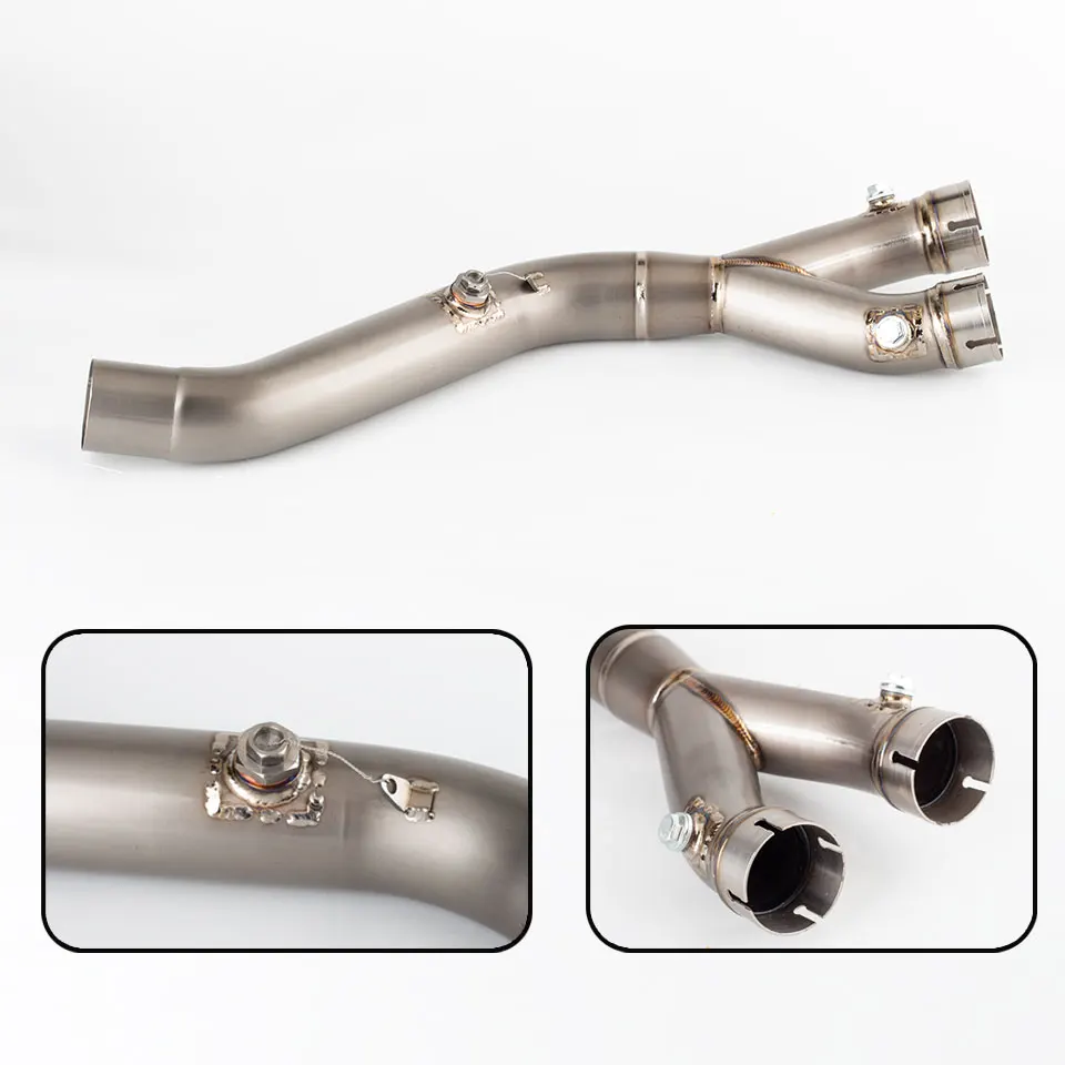 Silenciador de motocicleta, sistema de escape, tubo de enlace para Yamaha YZF R1/R1S/R1M 2015 - 2025 yfz R1, silenciador de escape R1, tubo de enlace R1 - imagen 2