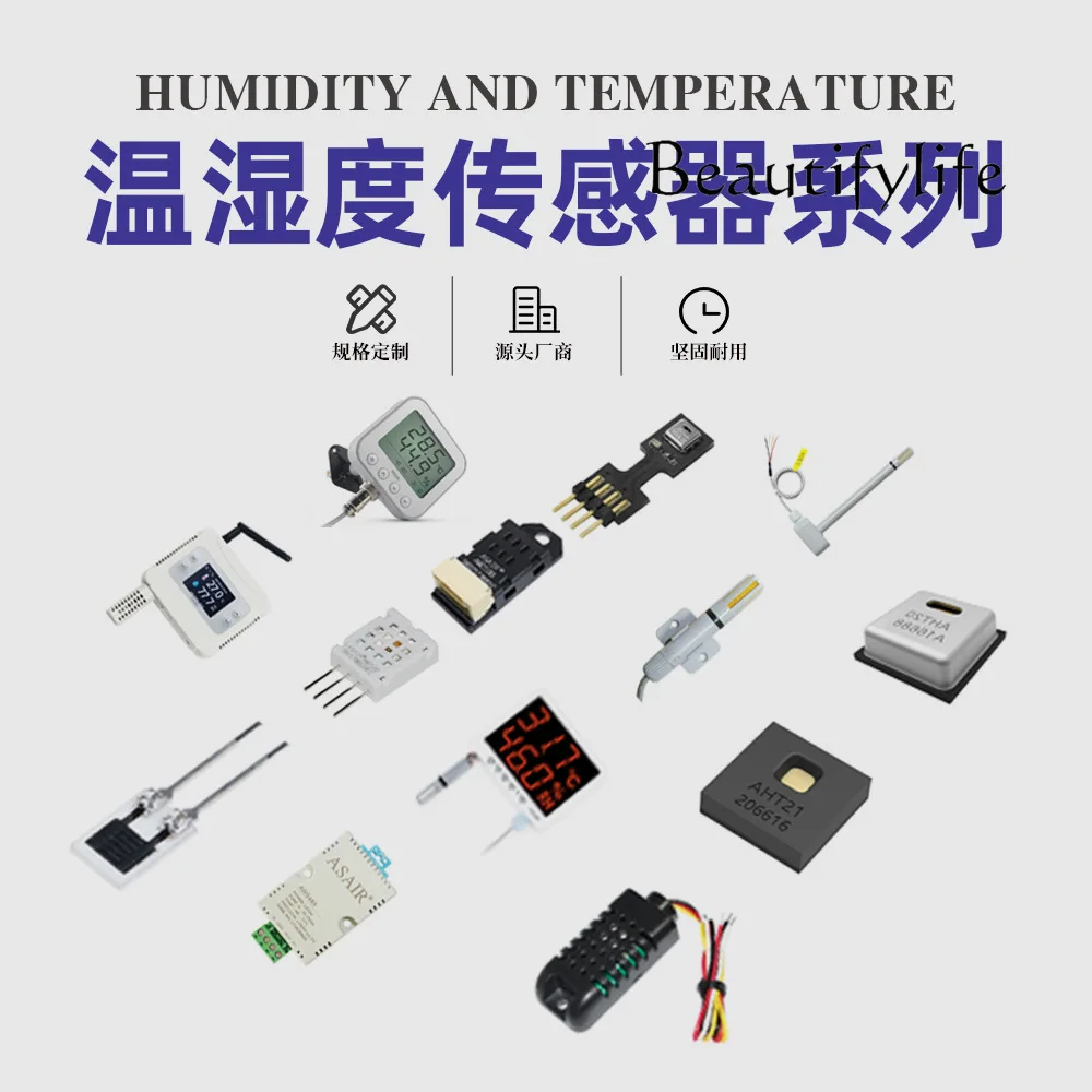 Sensor temperatura humedad BL-WS-AHT25 enchufable precisión - imagen 2