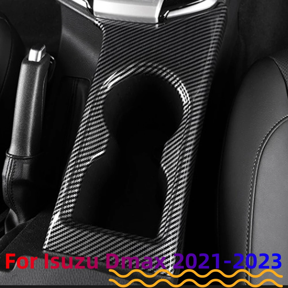 Cubierta adhesiva portavasos fibra de carbono para Isuzu D-Max - imagen 3