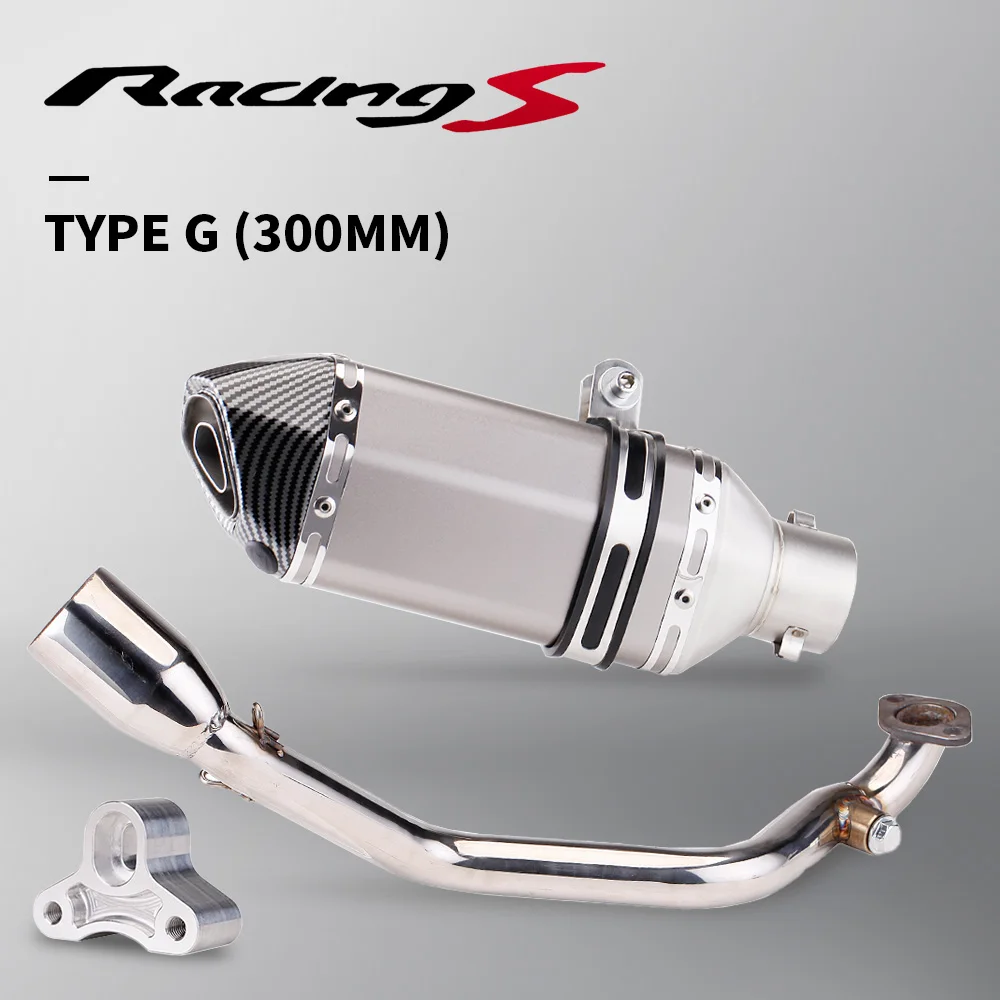 Tubo de escape scooter Sym Kymco Racing S 125 150cc 152qmi 157qmj
