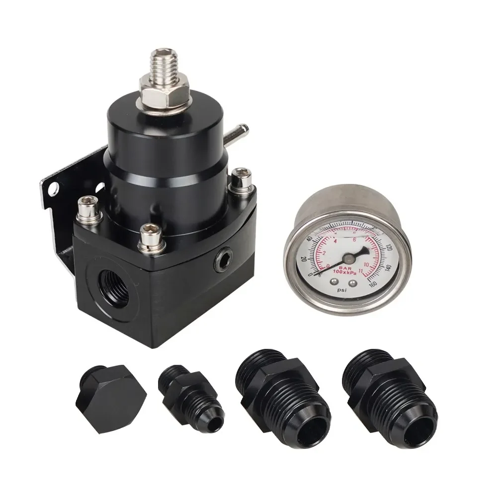 Regulador de presión de combustible ajustable con indicador AN8/10 - imagen 5