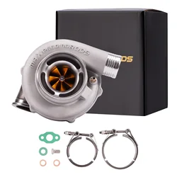 GT3076 GT3076R Turbocompresor universal Turbina de rodamiento de bolas de cerámica dual AR 0,82