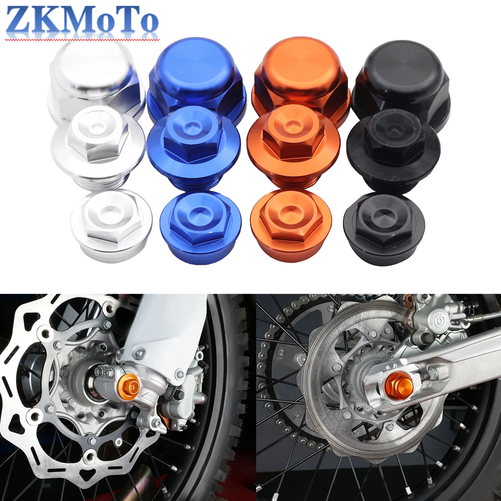 Tuerca bloqueo eje rueda CNC KTM EXC/XC-W y Husqvarna TE/FE