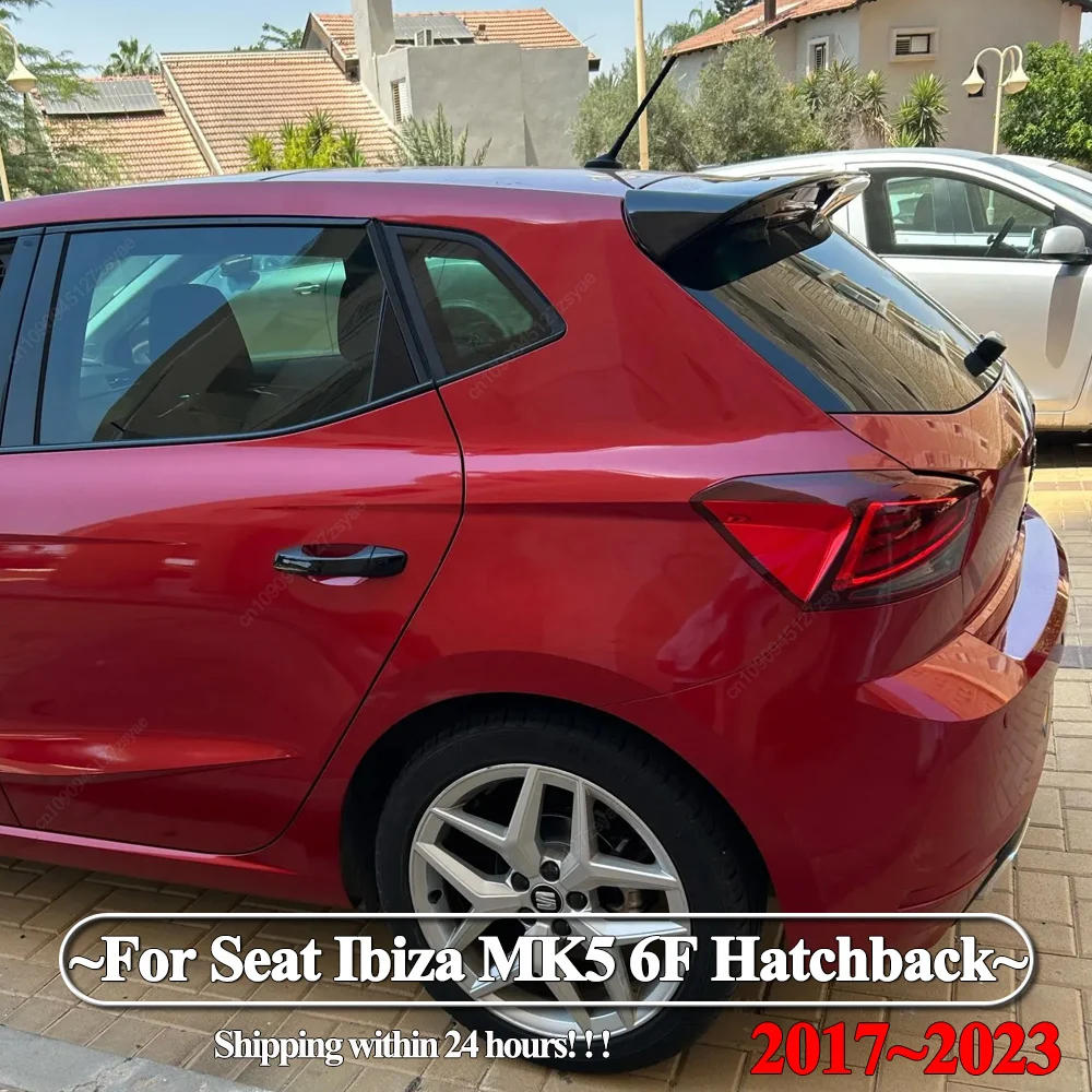 Alerón de techo ABS negro brillante para Seat Ibiza 6F (2017-2023)