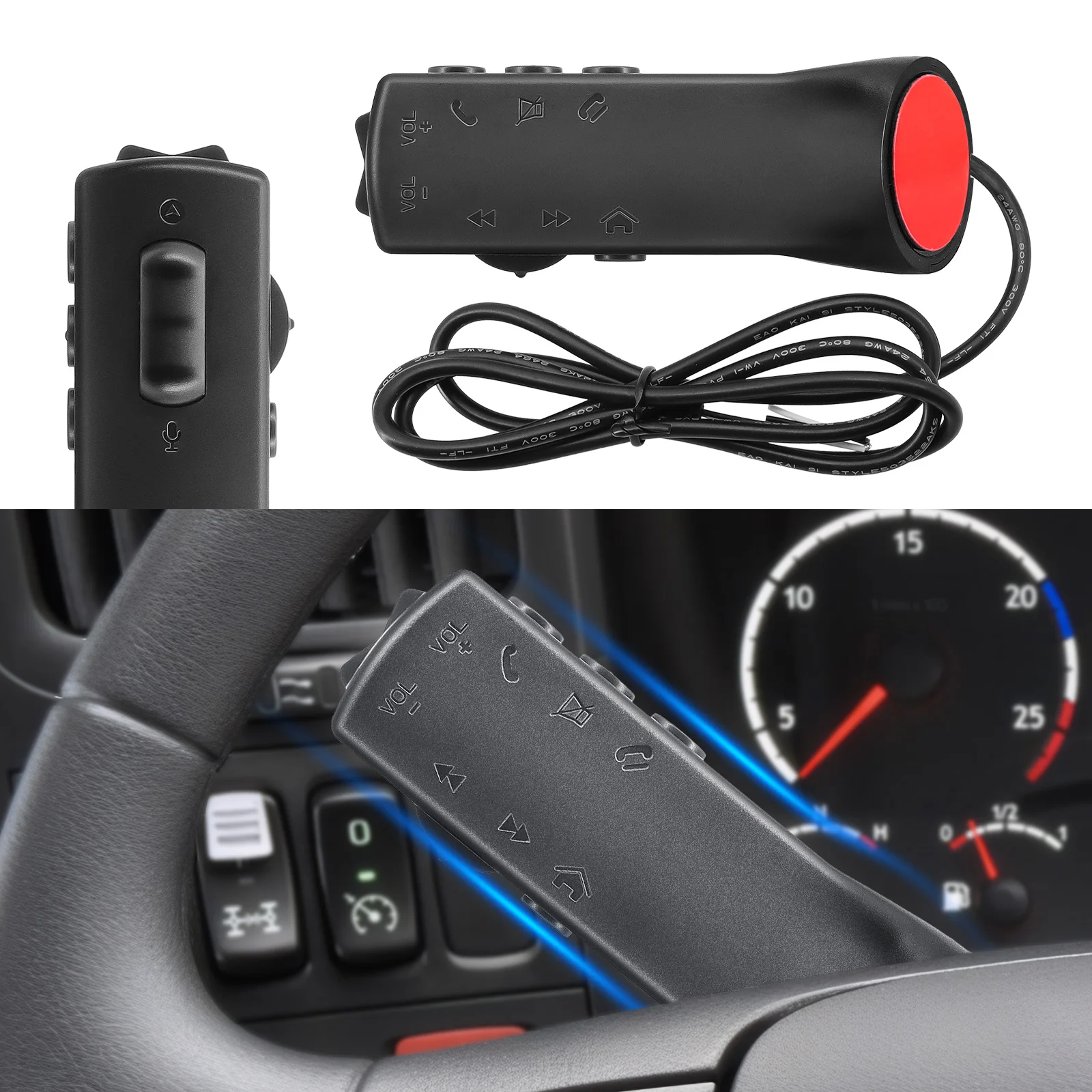 Mando multifunción para volante, audio, GPS y Android - imagen 3