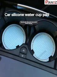 Posavasos antideslizante strass – Accesorio interior coche