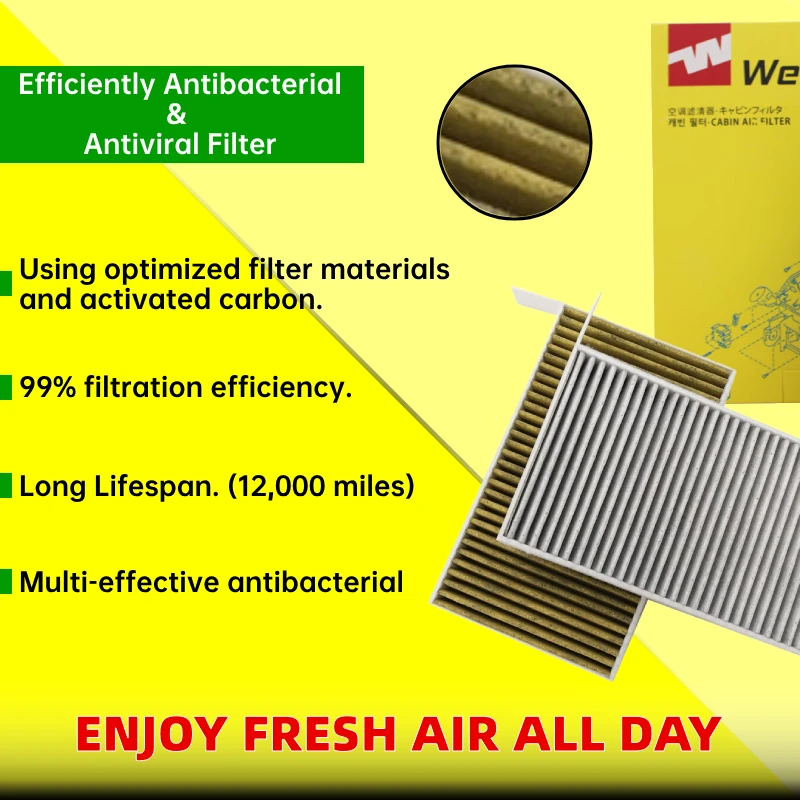 Filtro carbón activado habitáculo Westguard Kia Pegas 1.4 MPI - imagen 5