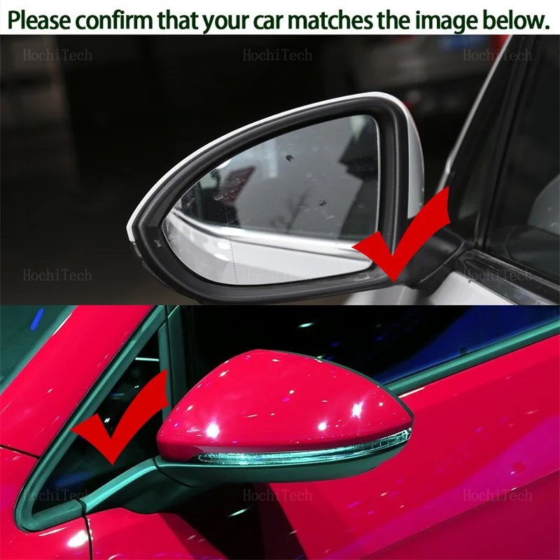 Cristal espejo retrovisor calefactado – VW Golf 7 GTI GTD Touran 5T 2012-21 - imagen 2