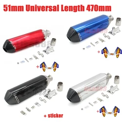 Silenciador escape universal FMF 4T con DB Killer – 51mm x 470mm