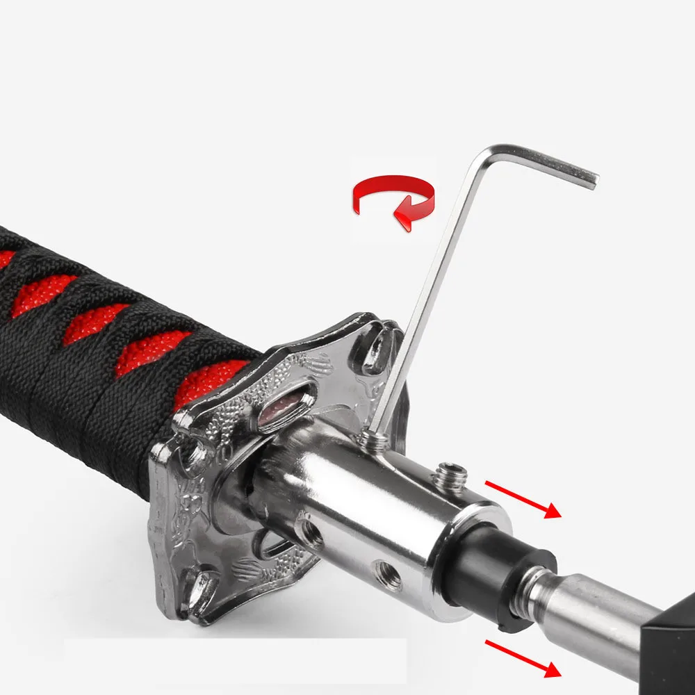 Pomo de cambio Katana JDM negro metal universal - imagen 5