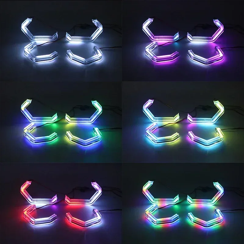 Ojos de ángel LED RGB estilo M4 Halo – VW Polo - imagen 4