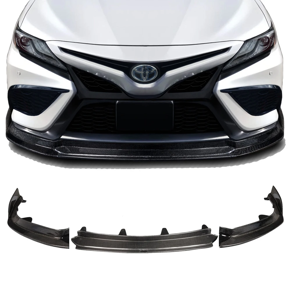 Labio delantero de fibra de carbono Toyota Camry XV70 2018-2023