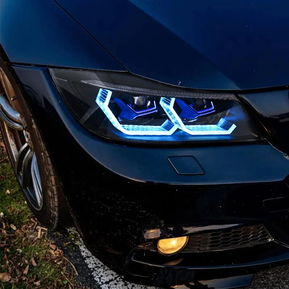 Faros delanteros LED RGB con DRL, antiniebla e intermitentes para BMW E90 - imagen 5
