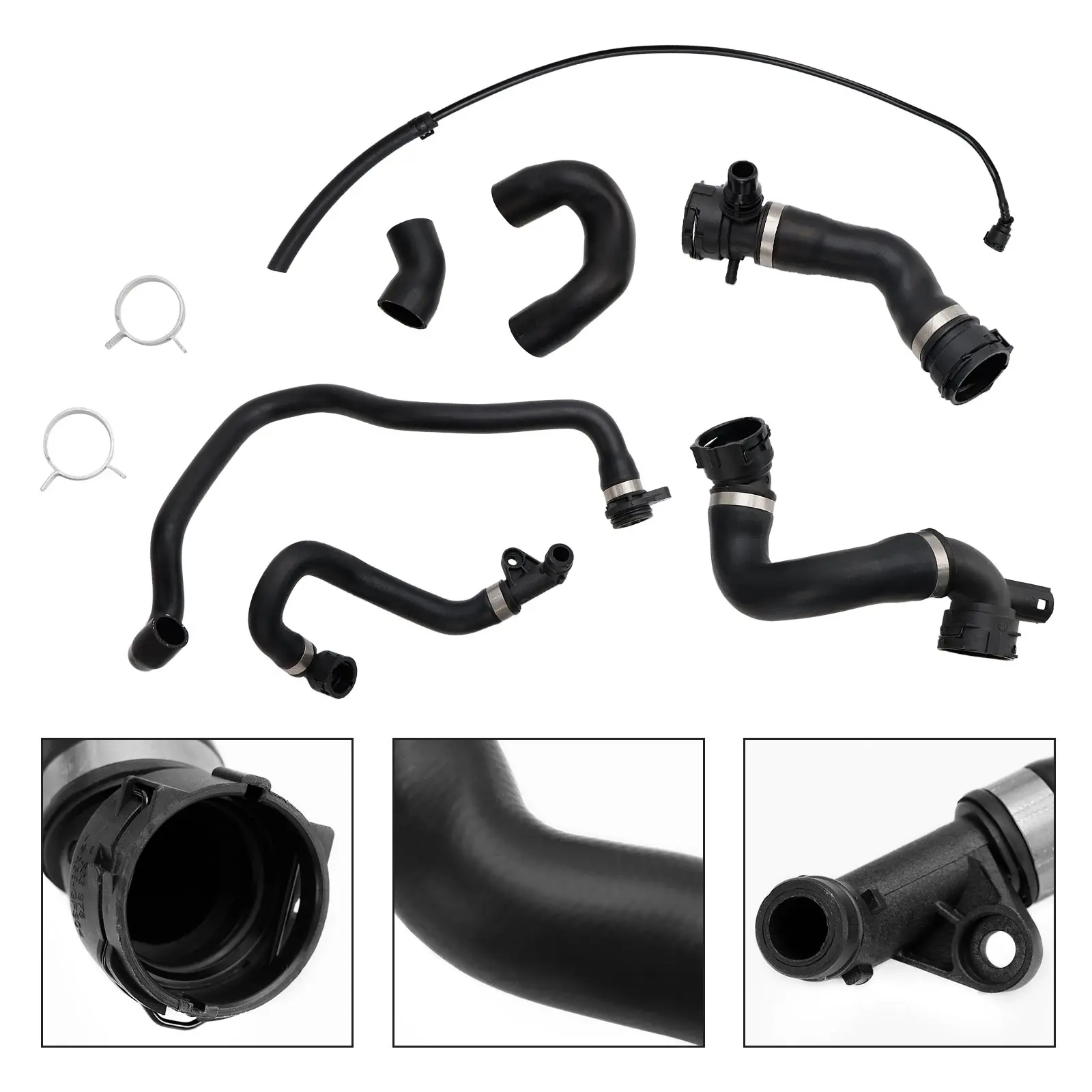 Kit mangueras refrigeración radiador BMW E90 128i 328i 2007-2011 - imagen 2