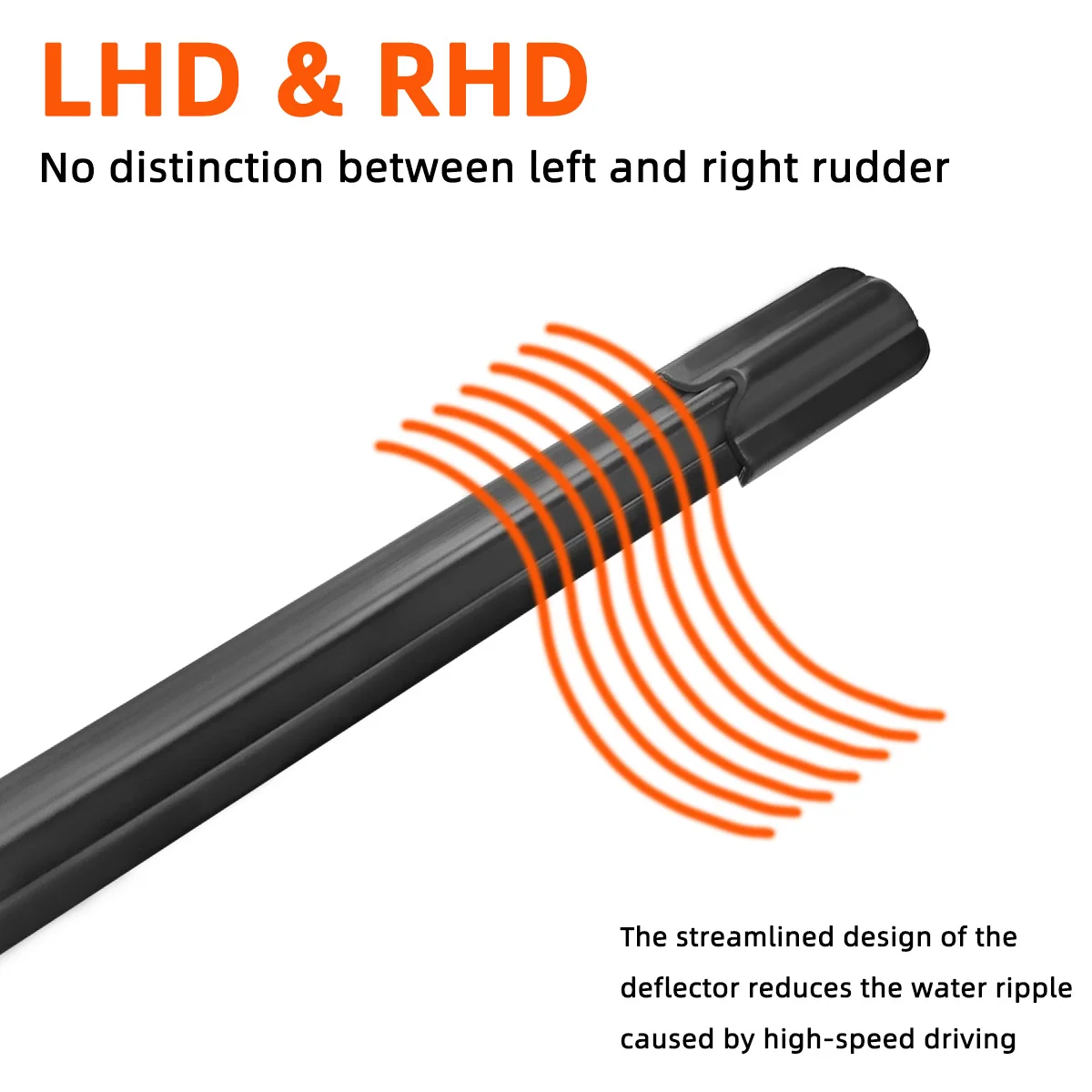 Limpiaparabrisas delantero universal J‑hook de goma para coche - imagen 5