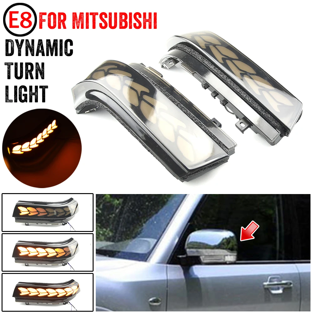Luz LED dinámica espejo Pajero