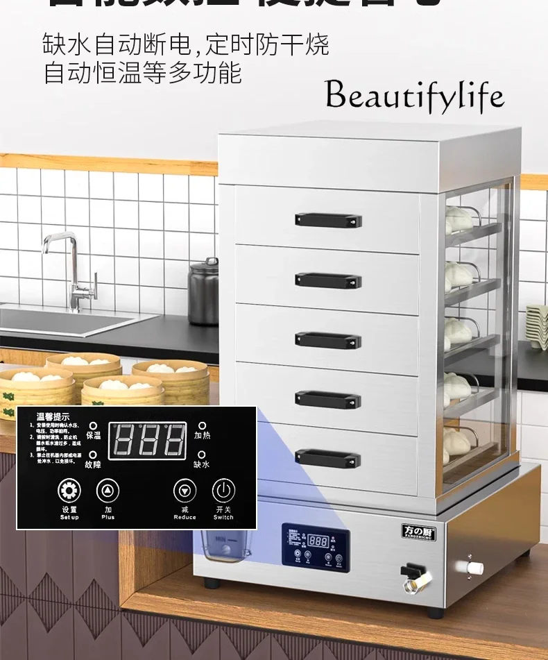 Vitrina vapor comercial con aislamiento para hostelería y desayunos - imagen 2