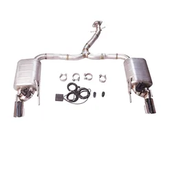 Escape trasero Lexus IS250 IS350 2006-2012 acero inoxidable 304 válvulas