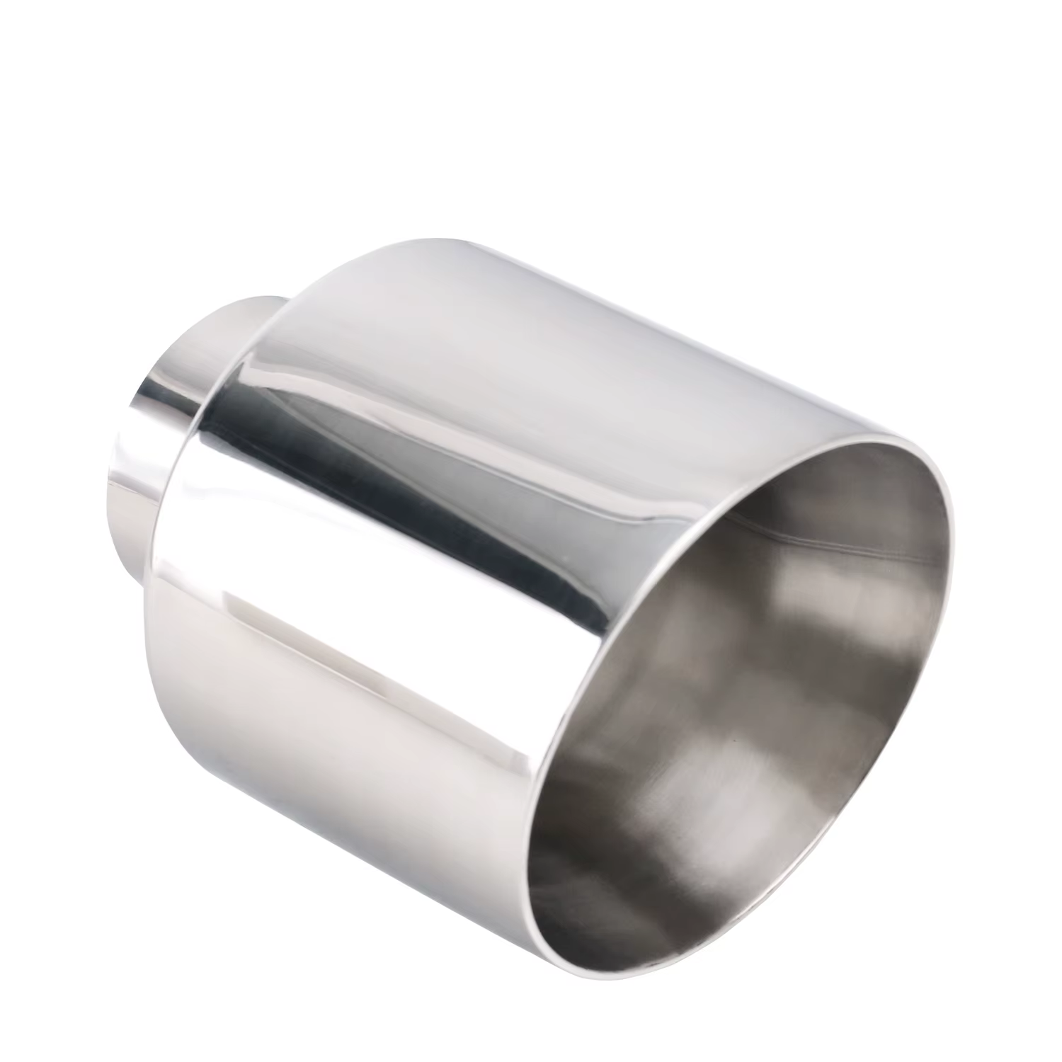 Bocina de escape universal en acero inoxidable, entrada 63 mm - imagen 5