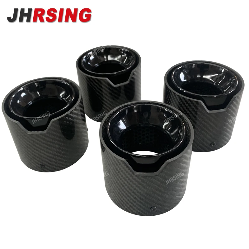 Puntas de escape fibra carbono acero inox BMW M3 G80/M4 G82-G83 - imagen 3
