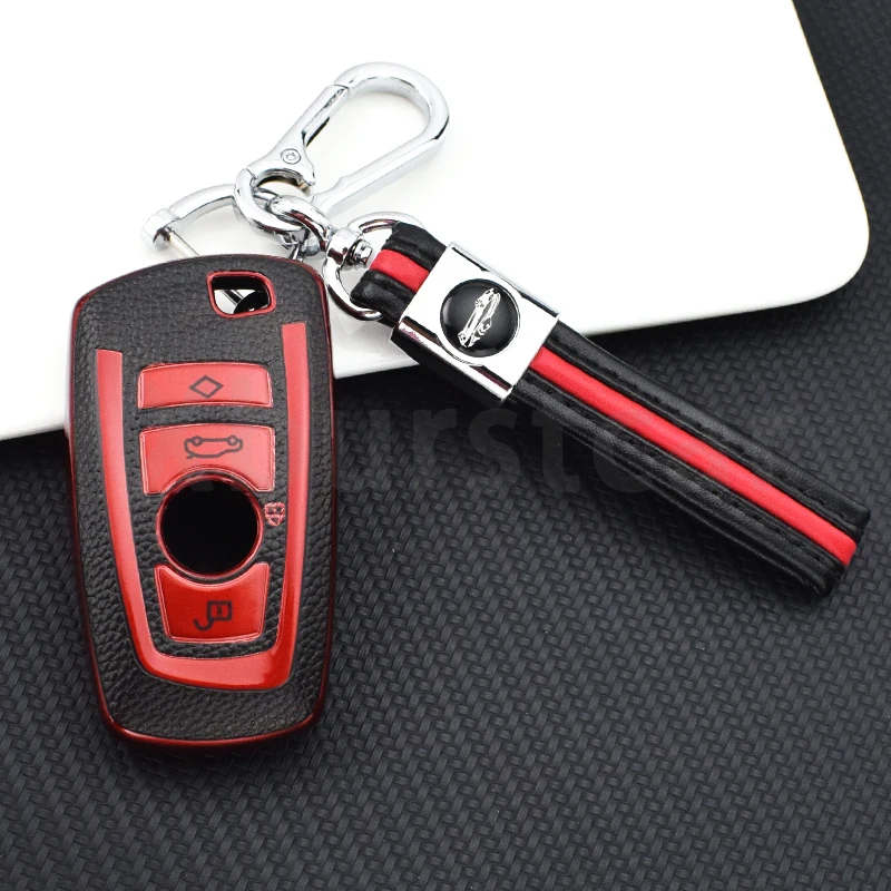 Funda TPU efecto cuero para llave BMW Serie 1, 3, 5 y 7 - imagen 5