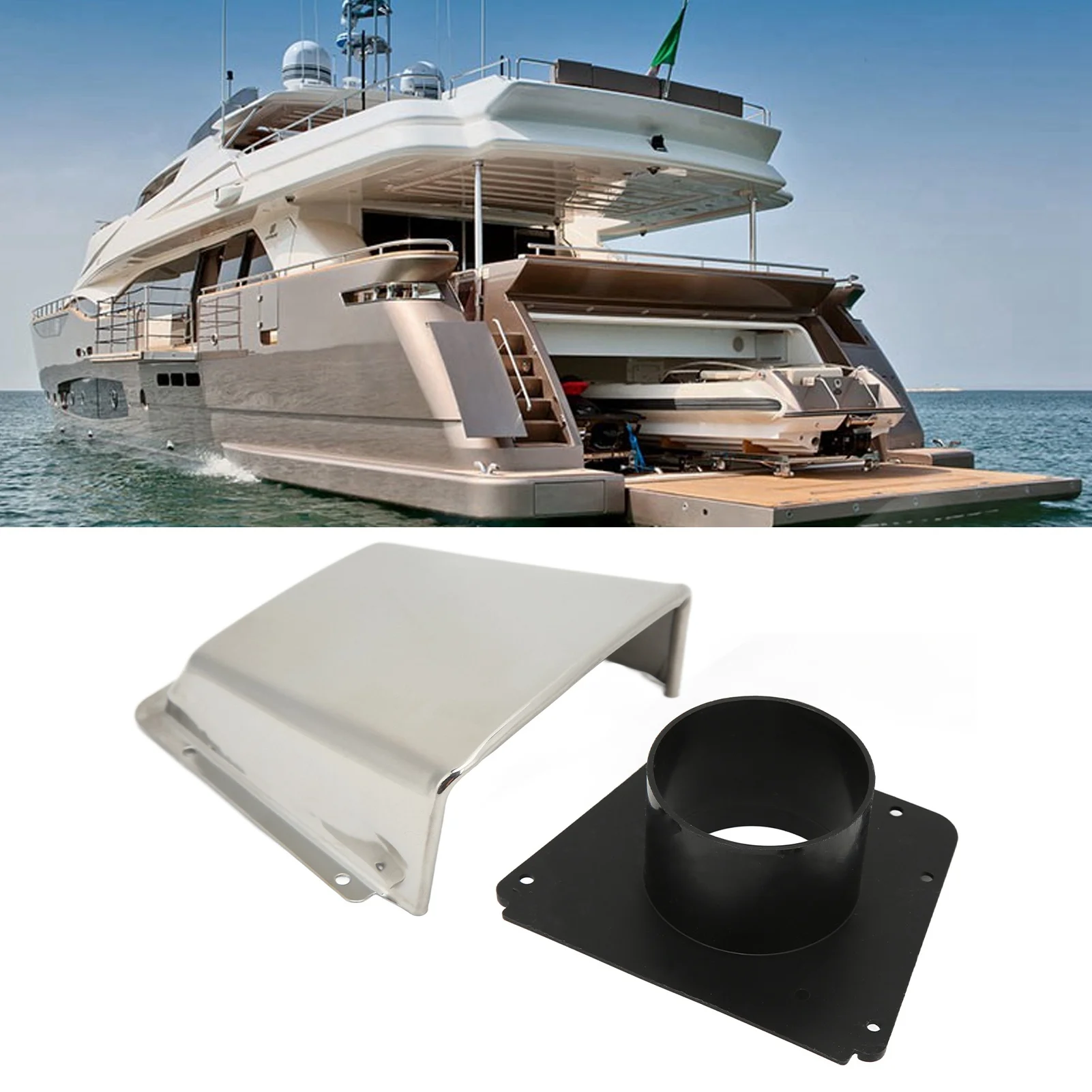 Cubierta ventilación inox 304 base nailon – Barcos y Yates