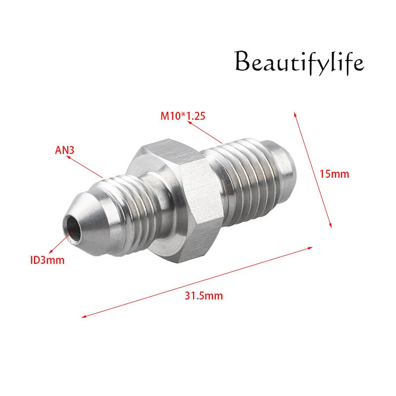 Garganta de freno acero inoxidable cable externo rosca doble - imagen 3