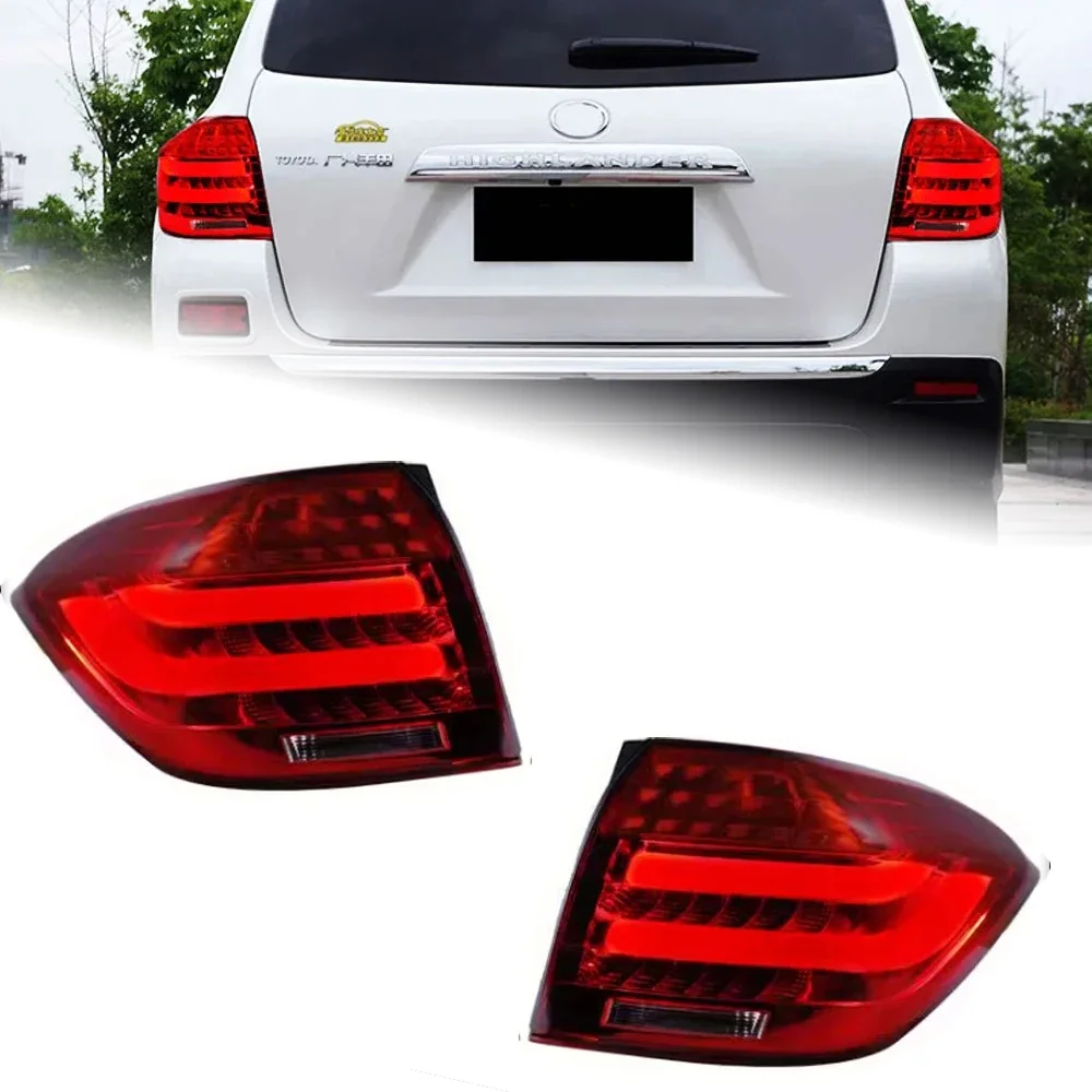 Luces traseras LED Toyota Highlander 2007-2011 antiniebla y freno - imagen 2