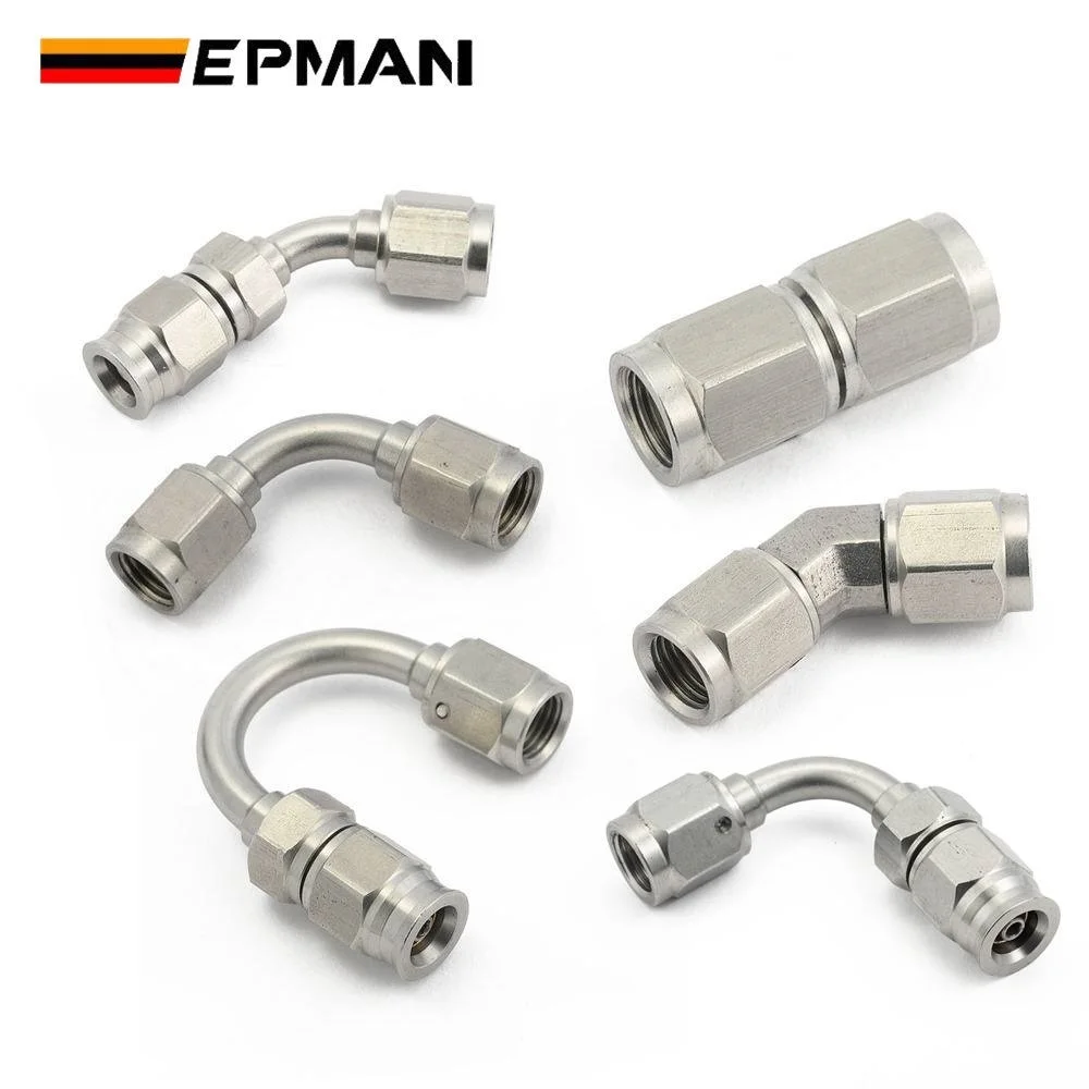 Conector freno rotativo AN3 EPMAN terminal manguera acero inoxidable EPSCGPJ