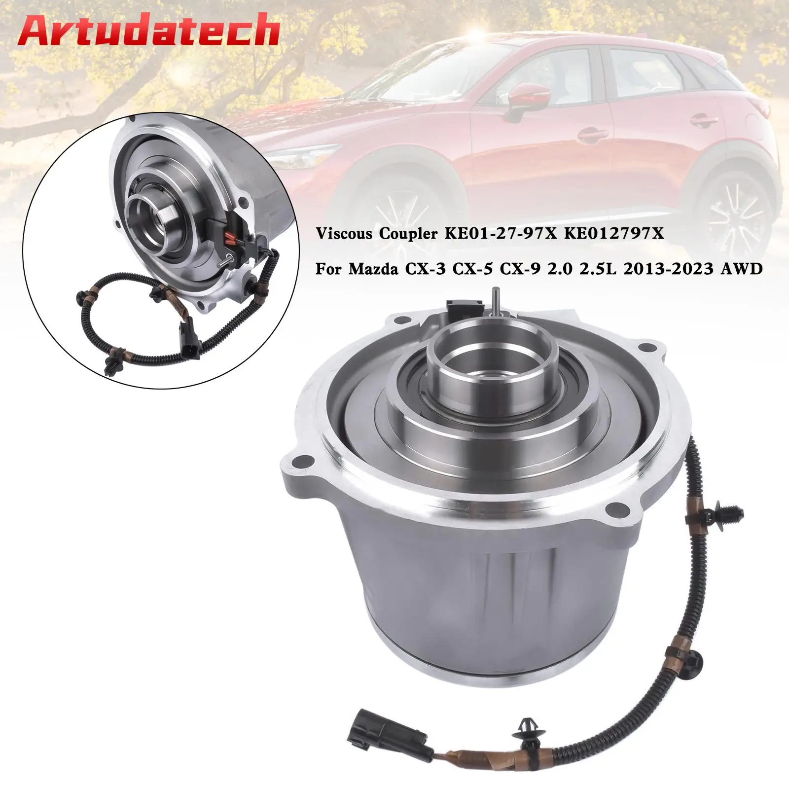 Artudatech KE012797X acoplador viscoso – Mazda CX-3/CX-5 AWD