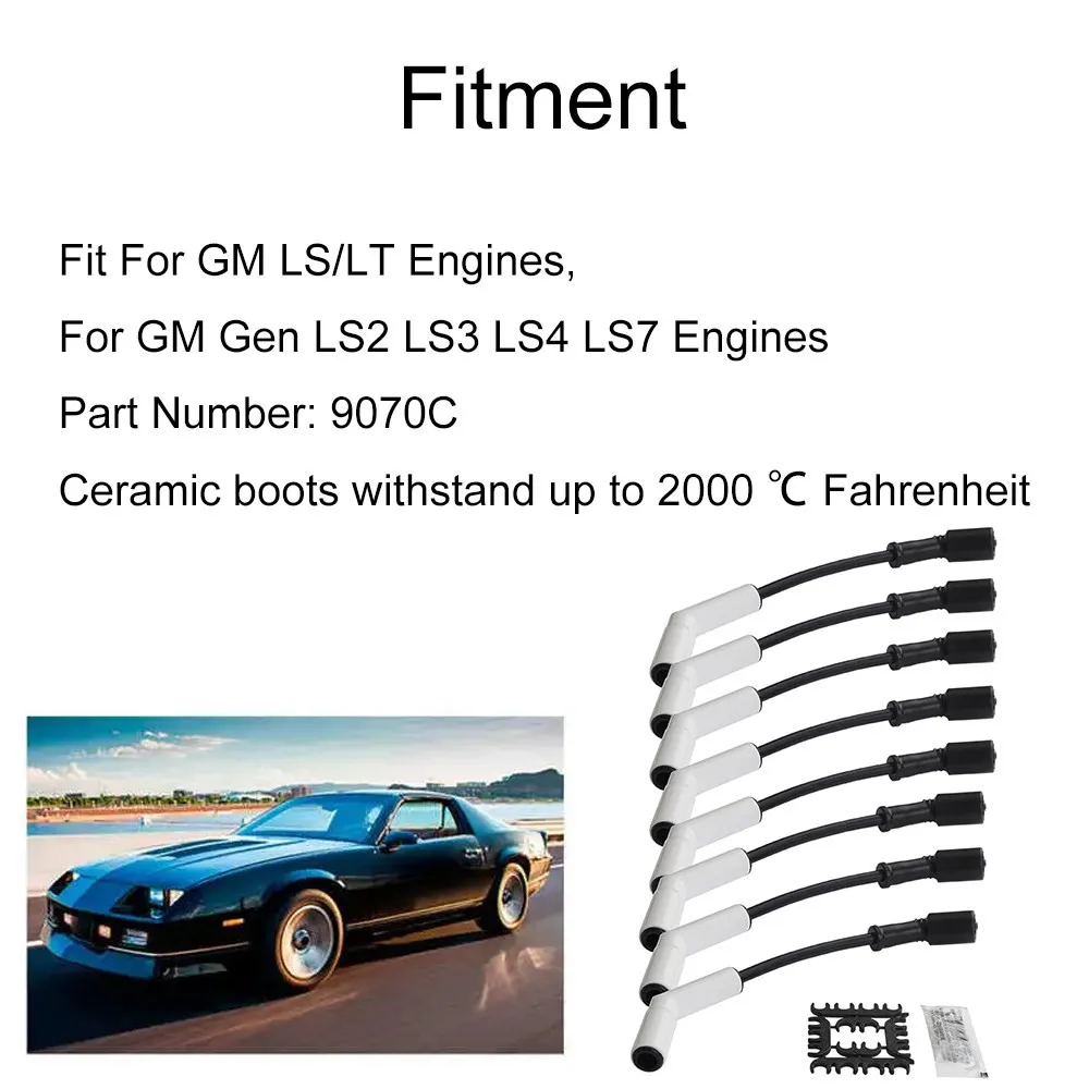 Juego de cables extremos 9070C, 8 Uds., Kit de arranque - imagen 5