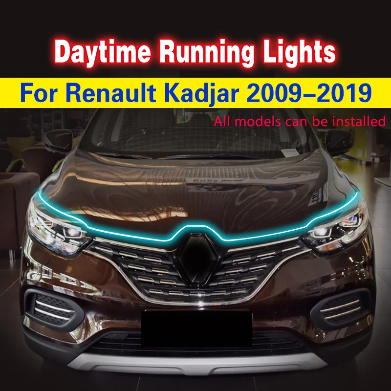 Luz diurna LED flexible impermeable para Renault Kadjar