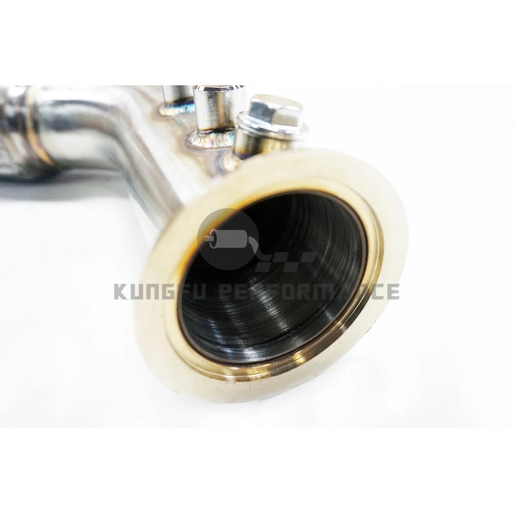 KUNGFU PERFORMANCE Downpipe SS304 sin catalizador para BMW N57 - imagen 4