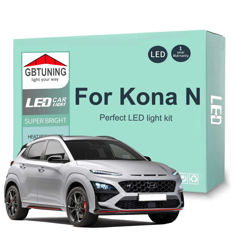 Kit bombillas LED Canbus interior Hyundai Kona N 2021-2024