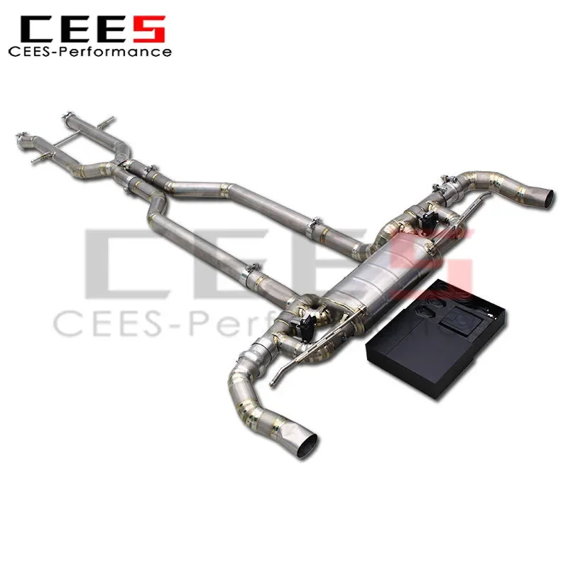 Escape Catback CEES para Mercedes GLS63 AMG W166 5.5 V8 Biturbo 2015-2019