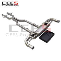 Escape Catback CEES para Mercedes GLS63 AMG W166 5.5 V8 Biturbo 2015-2019
