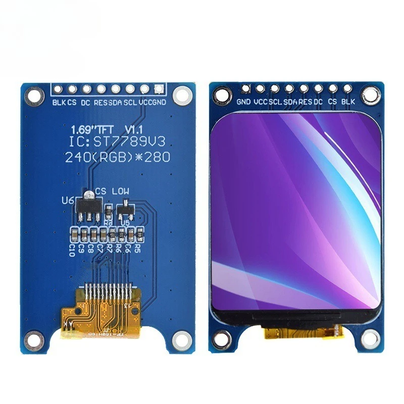 Módulo pantalla TFT LCD IPS 240x280 SPI 1,69" - imagen 4