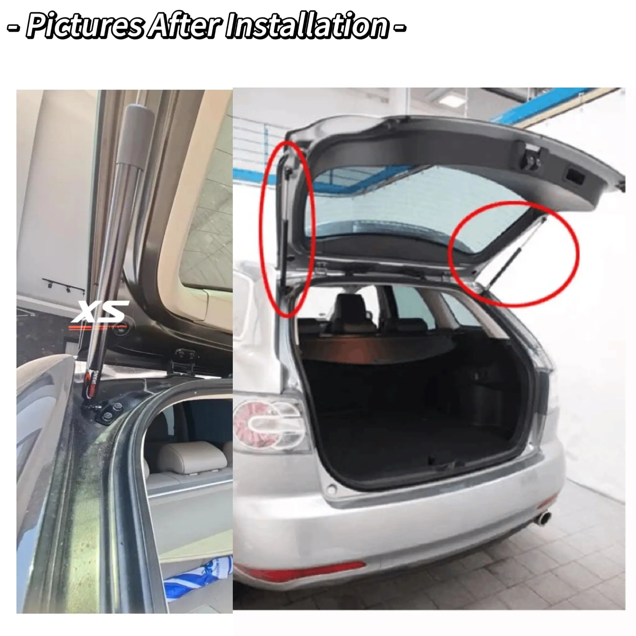 Amortiguadores de portón trasero Mazda CX-7 2006-2012 - imagen 3