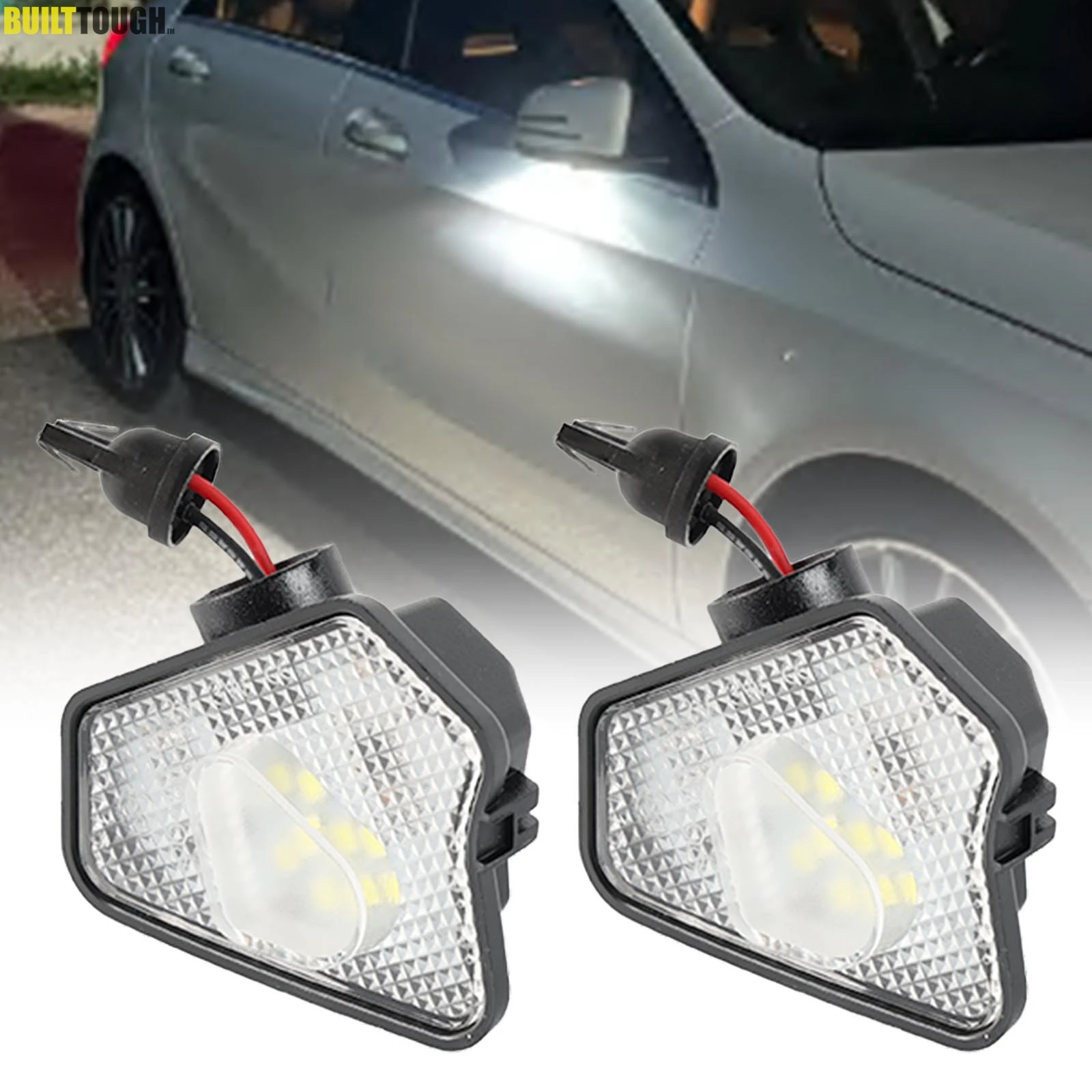 Luces LED Canbus sin errores bajo espejo lateral Mercedes A/C/E/CLA/GLA