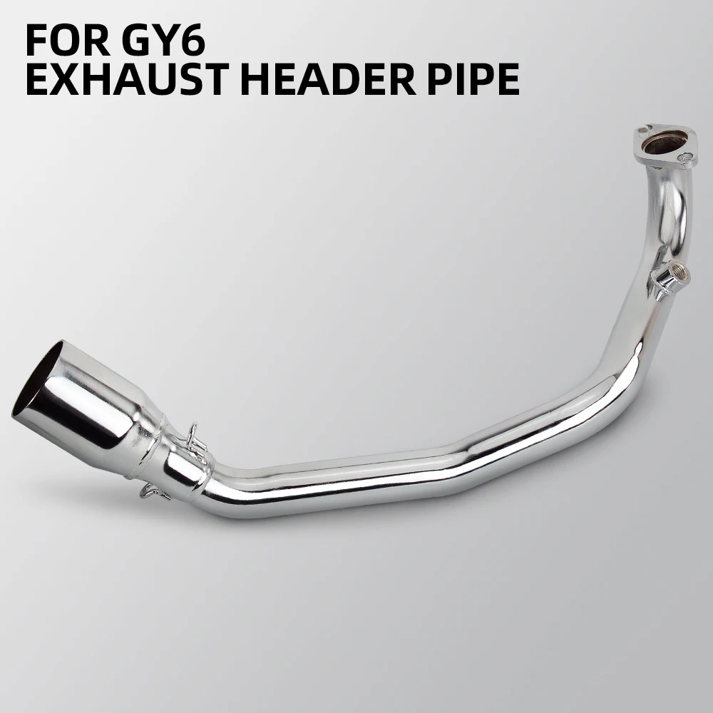 Tubo de escape acero inoxidable Yamaha Zuma GY6 125-200cc