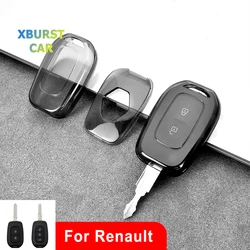 Funda TPU transparente para llave Renault Kwid y Dacia Sandero