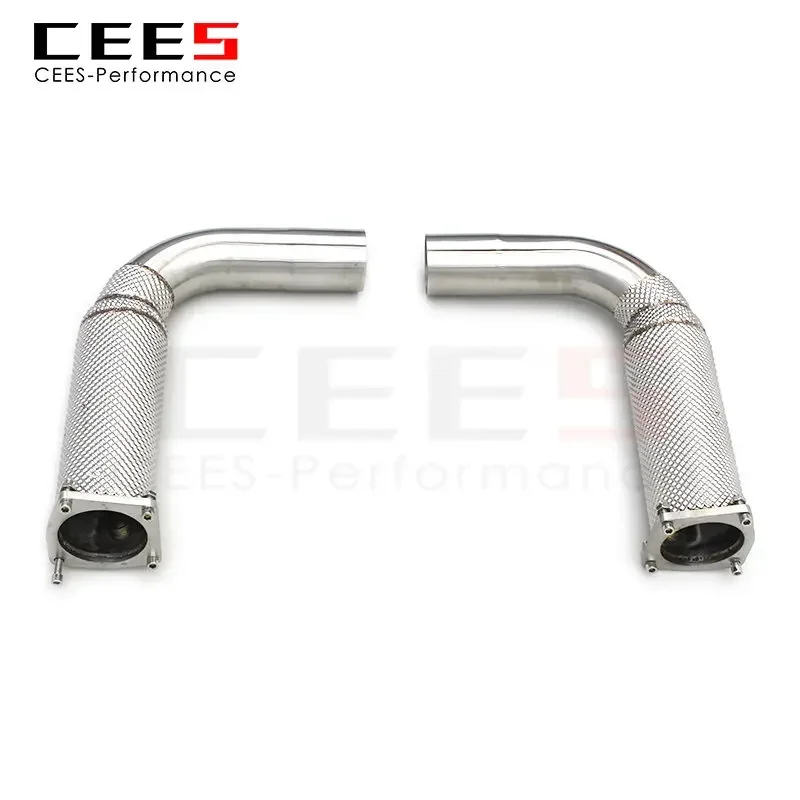 CEES tubo bajada Porsche 911 Turbo S 991/991.2 3.8L inox - imagen 2