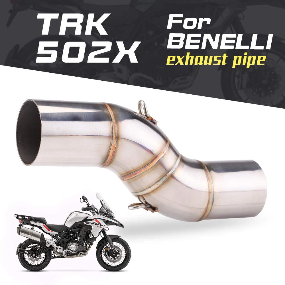Escape Benelli TRK 502/X enlace 51 mm tramo intermedio sección media