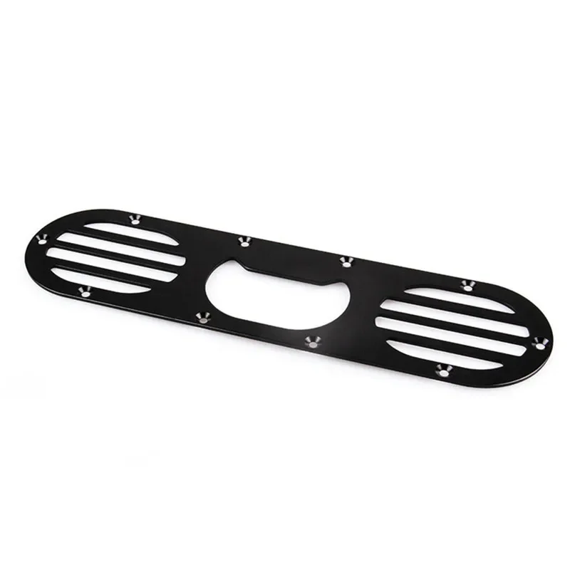 Difusor trasero aluminio parachoques negro - Accesorio tuning universal - imagen 3