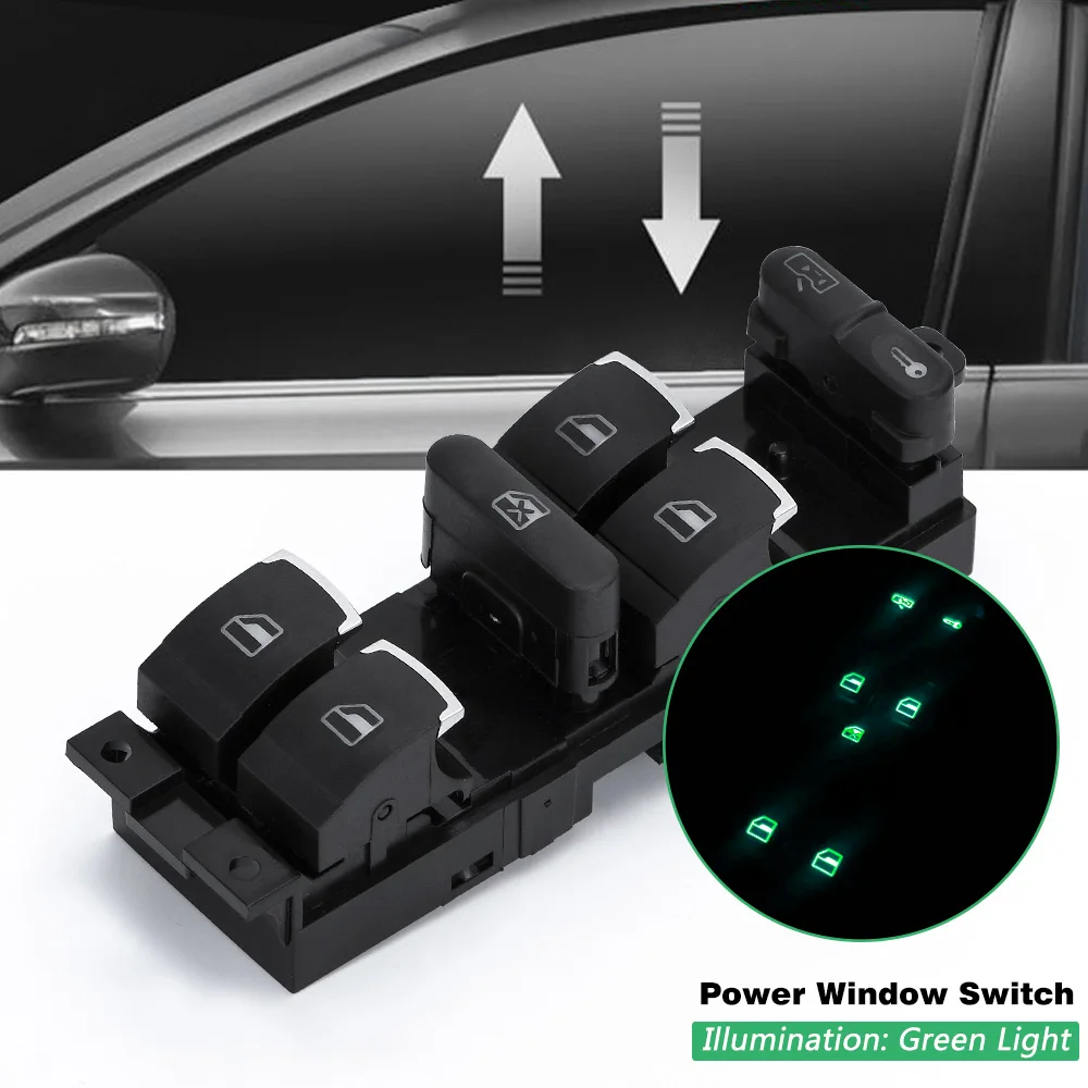 Botón control ventanilla eléctrica VW 3BD 959 857 Golf Jetta Passat - imagen 3