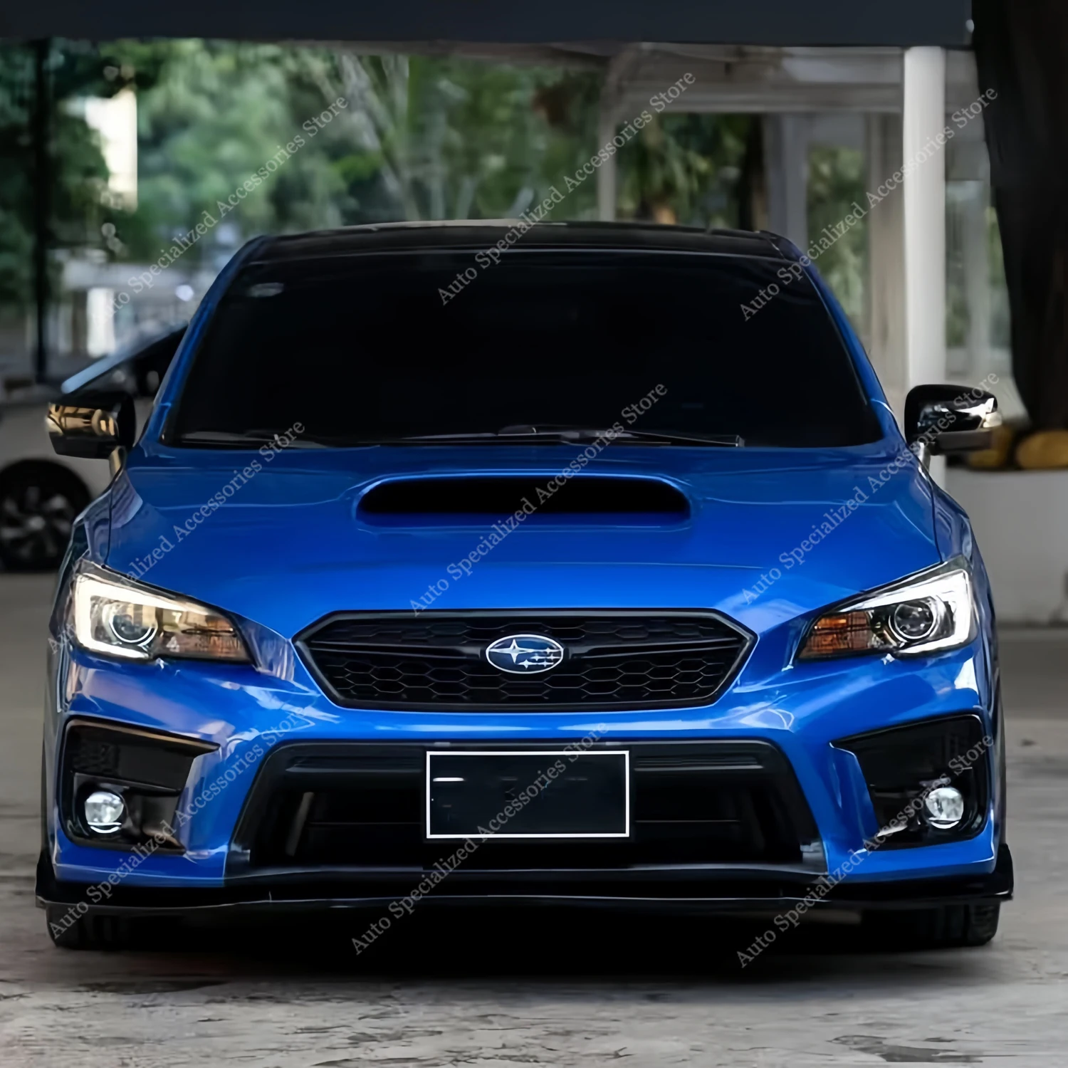Labio paragolpes delantero ABS negro brillo Subaru WRX STI VA 2018-2021 - imagen 2