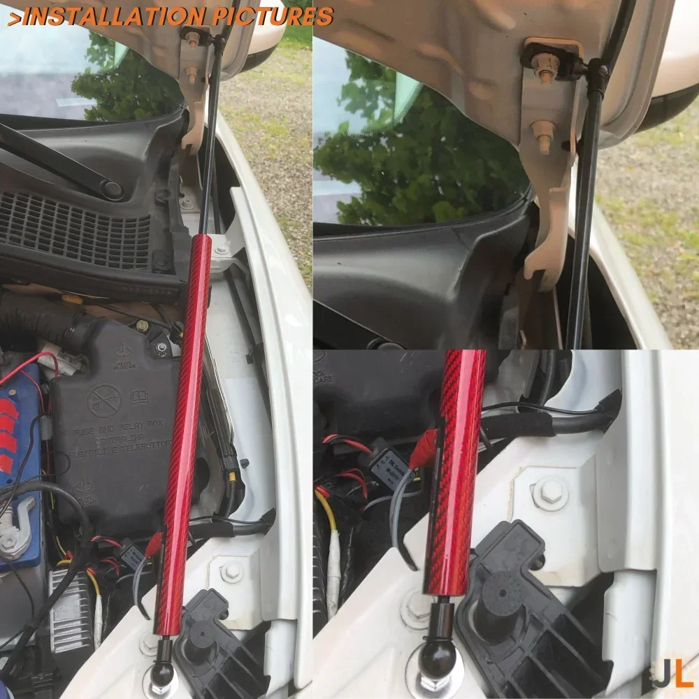 Puntales de capó Gas Fiat Tipo Egea 2015 en adelante - imagen 2