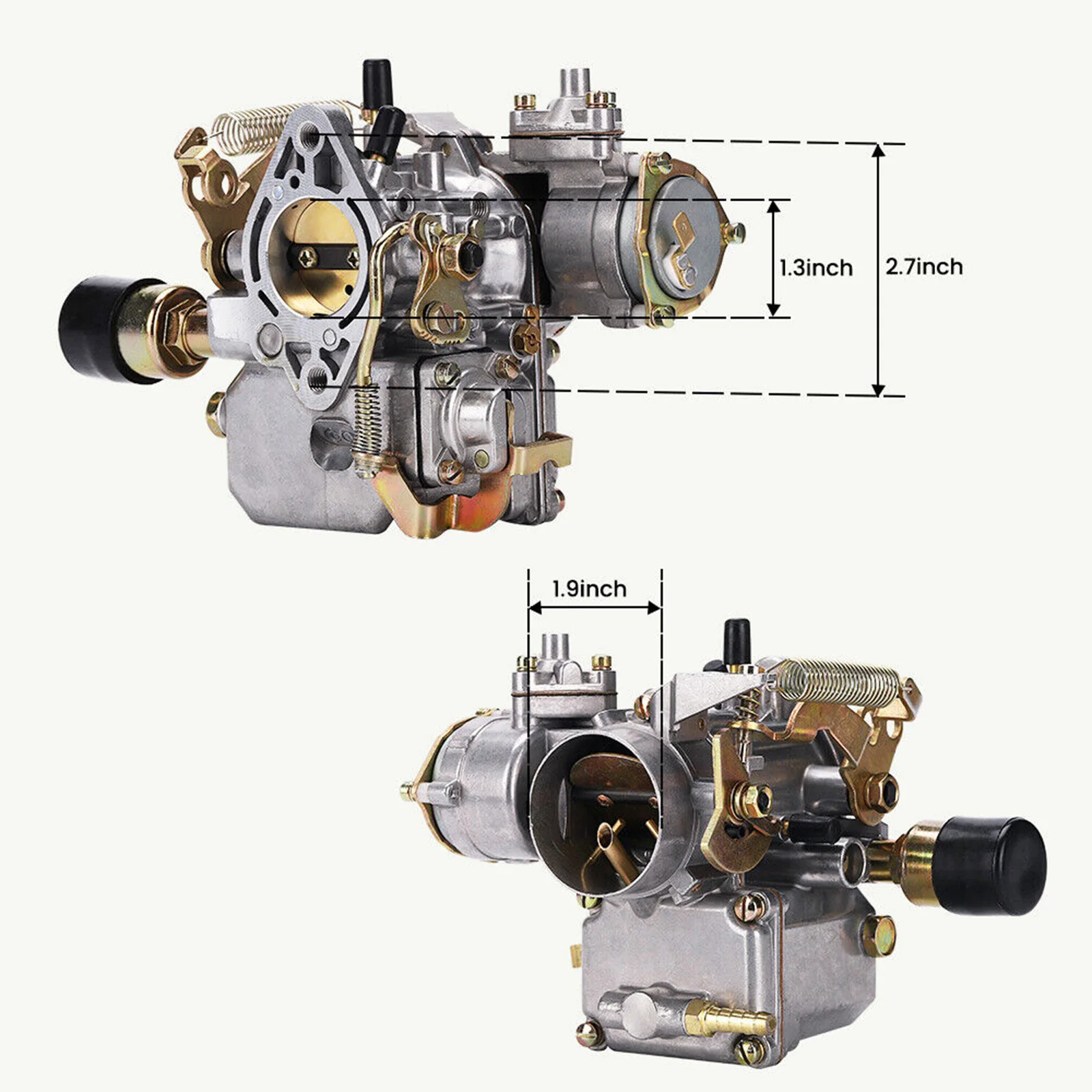 Areyourshop Carburador 34 PICT-3 113129031K – VW Beetle 1600 - imagen 3